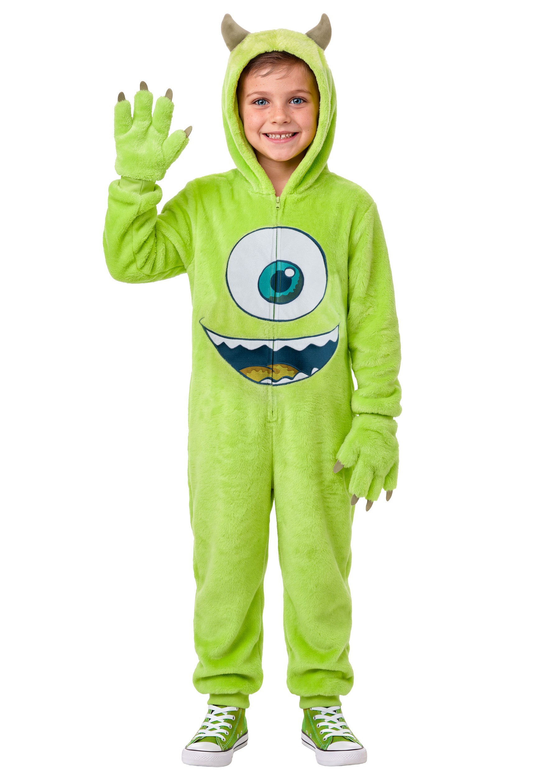 Kid's Disney Pixar Mike Wazowski Costume Onesie | Movie Costumes