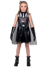 Girls Darth Vader Star Wars Costume Dress Alt 1