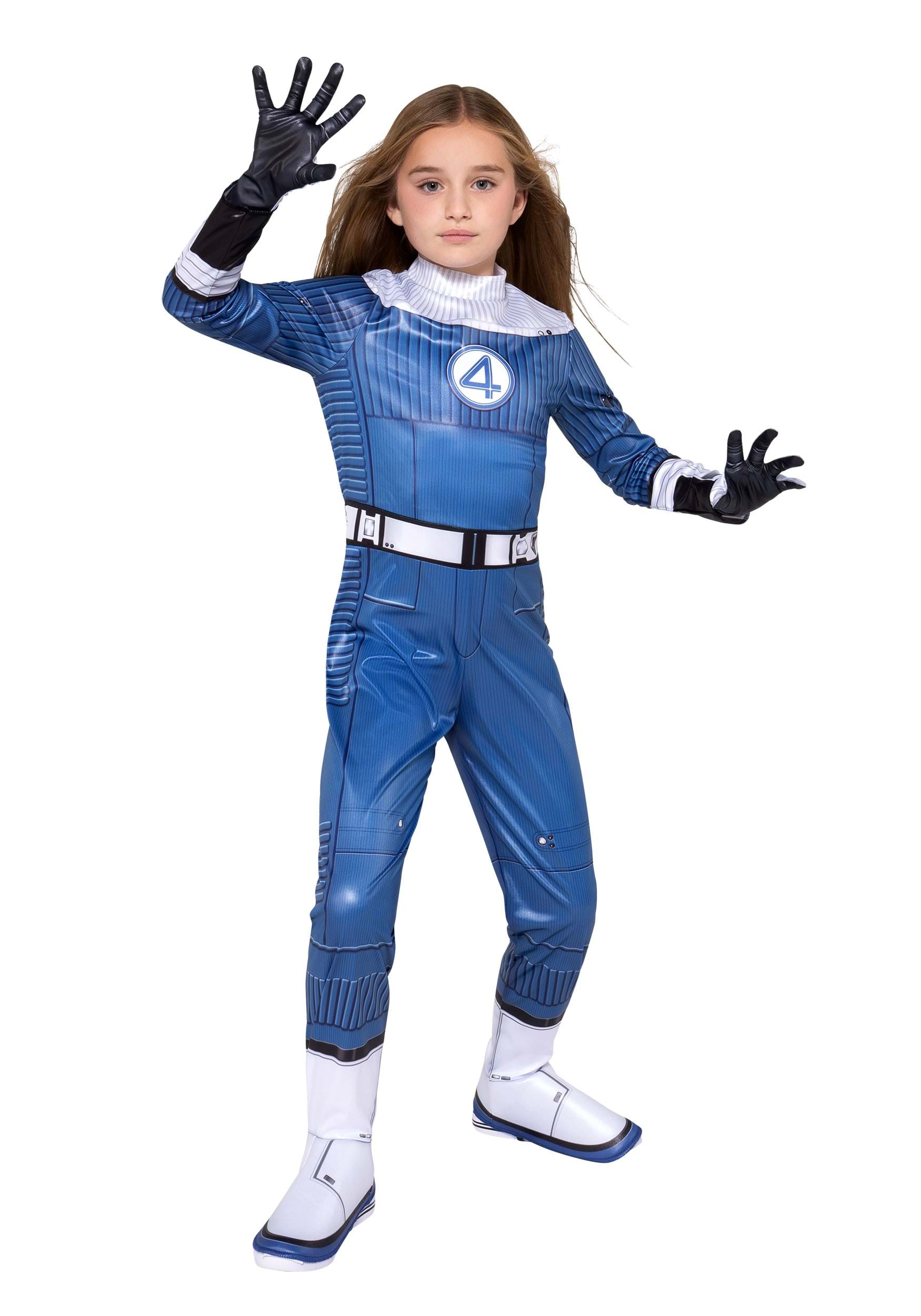 Fantastic 4 Invisible Woman Girl's Costume | Marvel Costumes