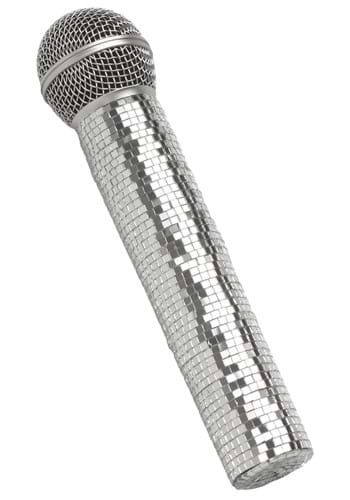 Disco Tile Costume Microphone Accessory
