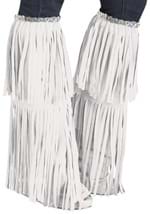 Adult White Fringe Costume Boot Covers