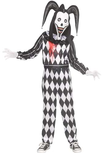 Boys Smiler Dark Jester Costume