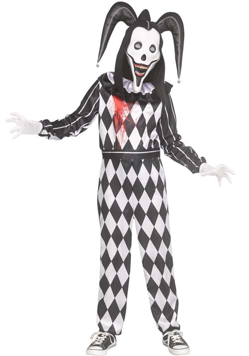 Boys Smiler Dark Jester Costume