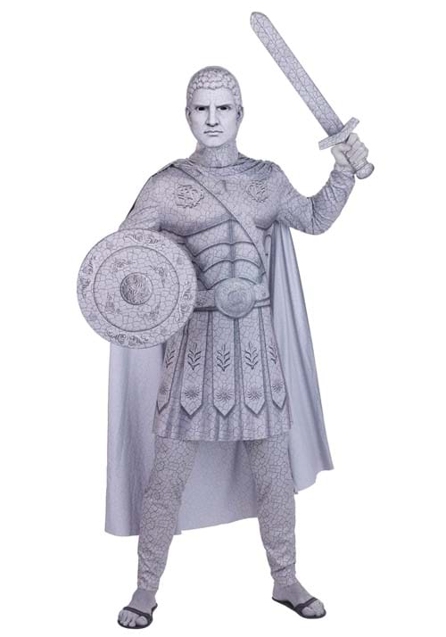 Mens Turned to Stone Warrior Costume