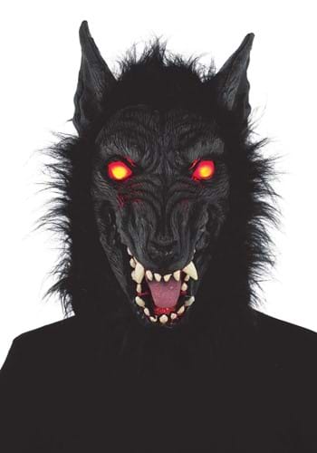 Adult Light Up Rage Wolf LED Mask