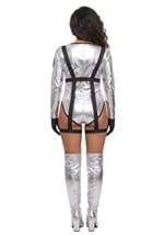 Sexy Womens Silver Astronaut Costume Romper Alt 1