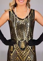 Plus Size Women's Art Deco Flapper Costume Alt 2