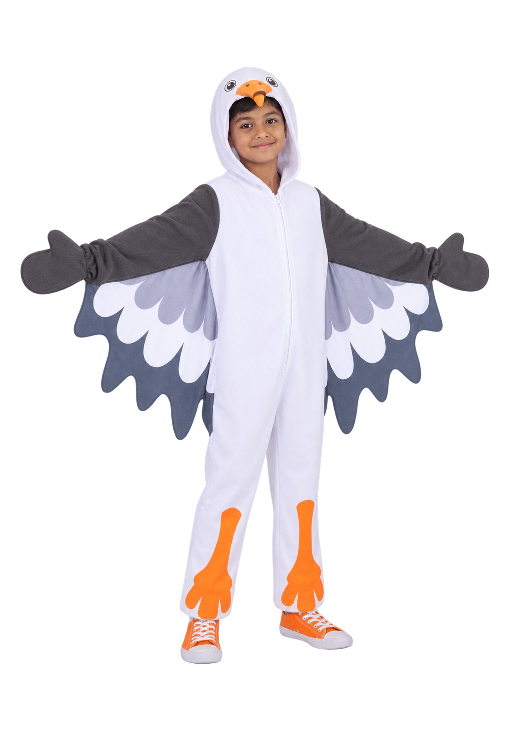 Kid's Seagull Onesie Costume | Animal Costumes