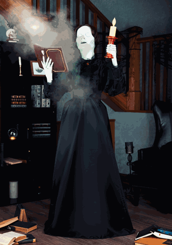 Lorelai the Ghostly Librarian Animatronic Decoration UPD
