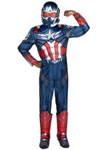 Deluxe Kids Captain America Sam Wilson Costume Alt 3