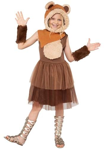 Girls Ewok Star Wars Costume Dress