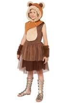 Girls Ewok Star Wars Costume Dress Alt 2