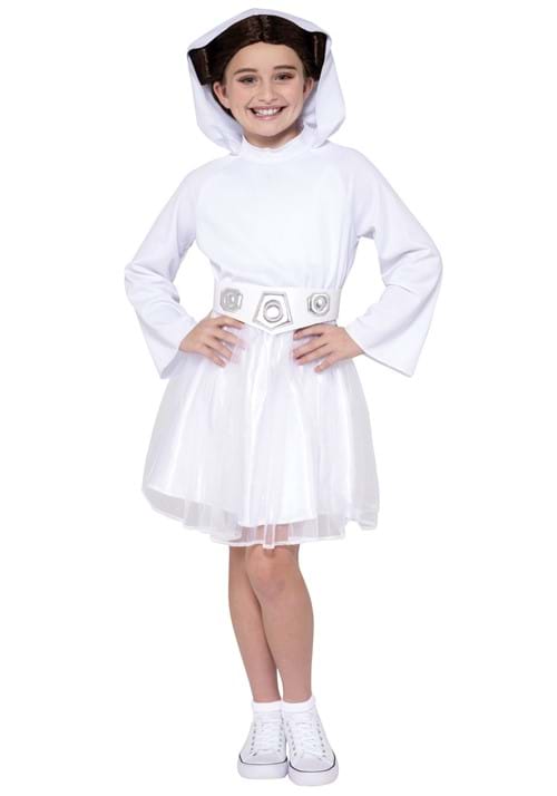 Girls Princess Leia Star Wars Costume Dress