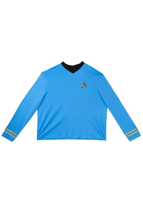 Adult Mens Original Star Trek Shirts Spock Kirk Scotty Fancy Dress Costume