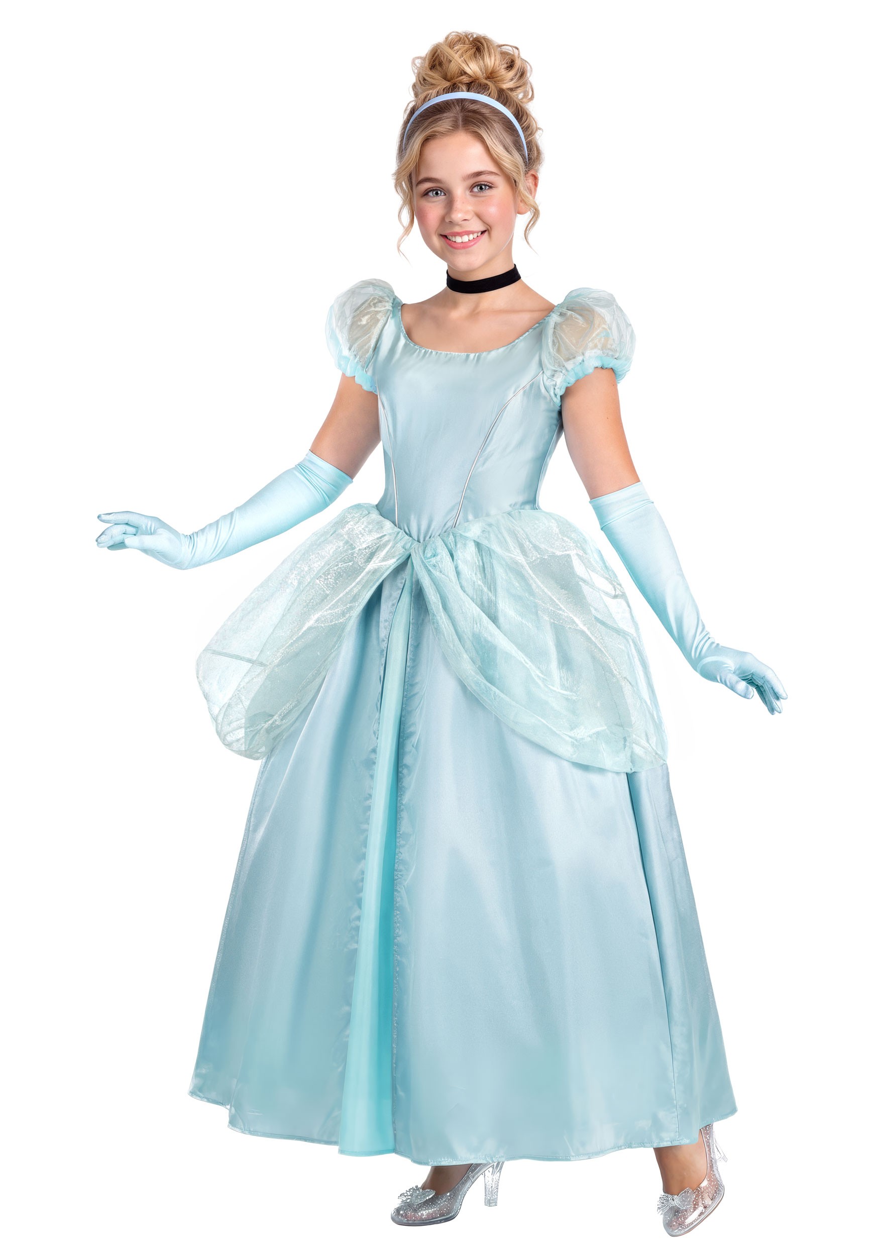 Girl's Deluxe Disney Cinderella Dress Costume | Disney Costumes