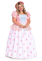 Plus Size Pixar Toy Story Bo Peep Costume Dress Alt 3
