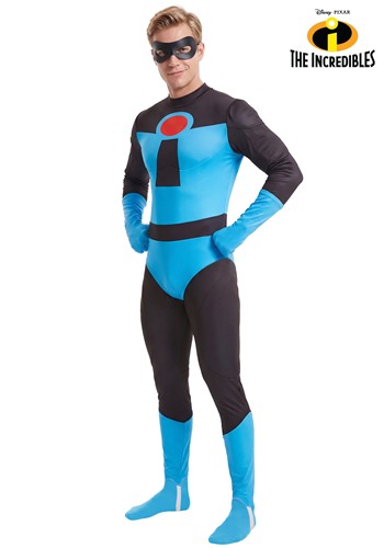 Pixar The Incredibles Men's Blue Suit Mr. Incredible Costume