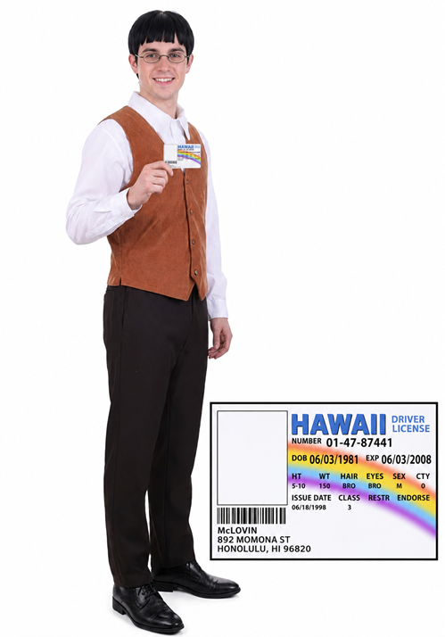 Men's Out-of-State Organ Donor Costume