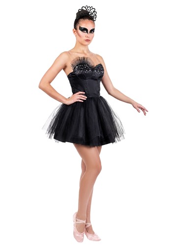 Womens Gothic Swan Dancer Costume
