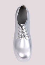 Mens Silver Disco Pimp Shoes Alt 3