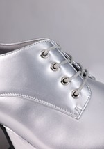Mens Silver Disco Pimp Shoes Alt 4