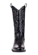 Mens Black Cowboy Costume Boots Alt 1