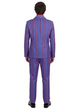 Adult Purple Striped 60's Swinger Costume Alt 4