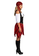 Womens Captain Corset Pirate Costume Alt 3