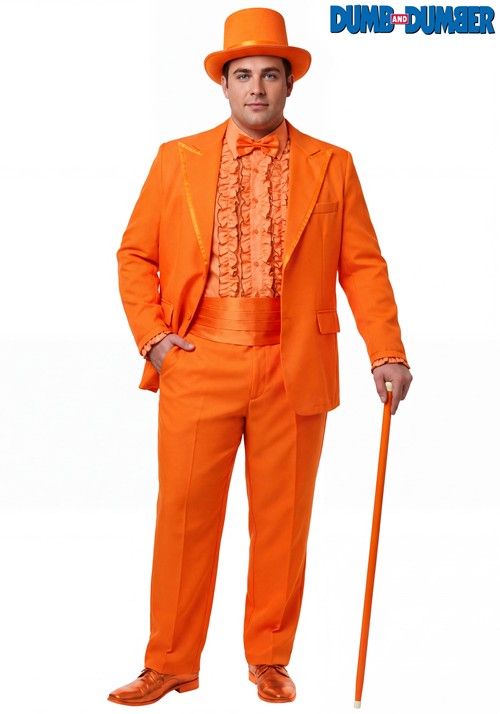 Plus Size Deluxe Lloyd Christmas Dumb Dumber Orange