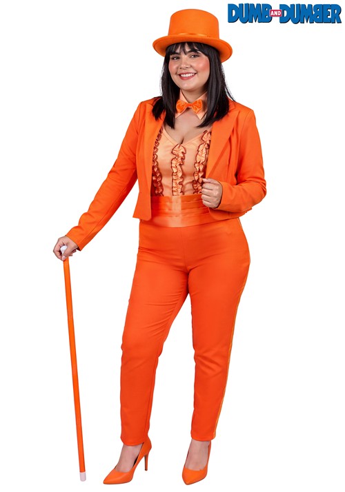 Plus Size Lloyd Christmas Dumb Dumber Orange Costume