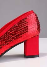 Womens Red Sequin Costume Shoes Alt 3