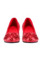 Girls Red Sequin Costume Shoes Alt 2