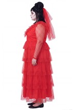 Plus Size Lydia Deetz Wedding Dress Costume for Women Alt 2