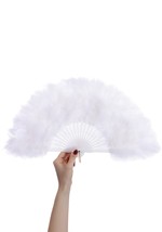 White Feather Fan Accessory Alt 1