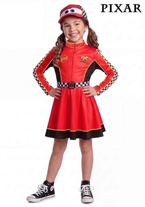Disney Pixar CARS Girls Lightning McQueen Costume 1