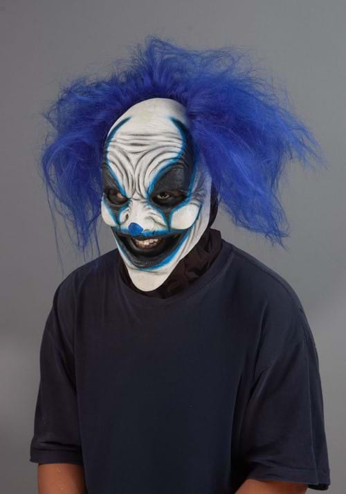 Adult Blue Carousel Clown Costume Mask