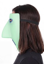 Adult Nightmare Before Christmas Shock Costume Mask Alt 2