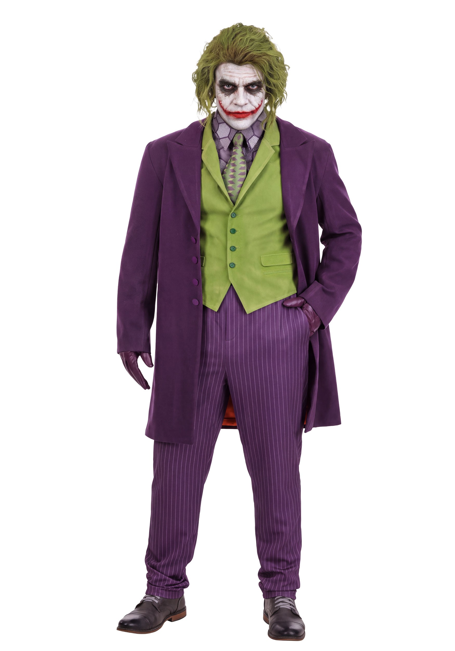 Plus Size Dark Knight Premium Joker Costume for Men | DC Comics Costumes