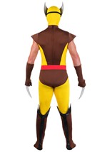 Mens Premium Marvel XMen Brown Wolverine Costume Alt 2