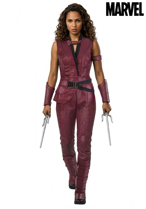 Adult Marvel Deadpool Wolverine Deluxe Elektra Costume