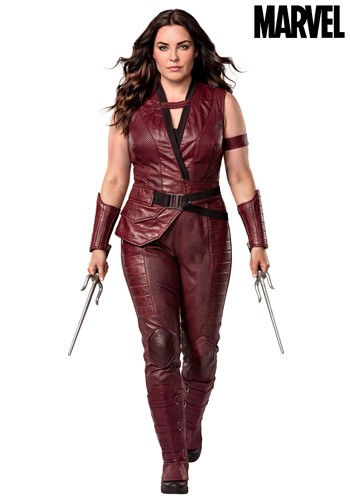 Plus Size Marvel Deluxe Elektra Costume Womens