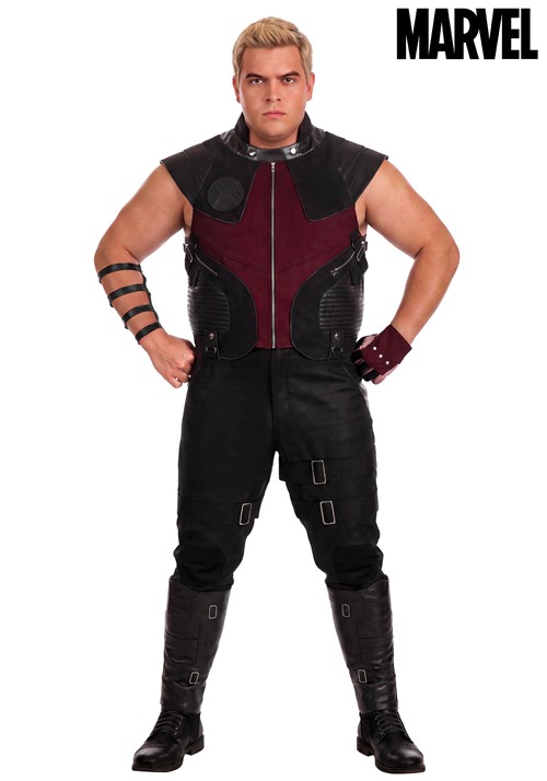 Plus Marvel Avengers Deluxe Hawkeye Costume Main 1
