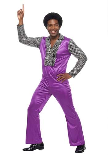 Mens Disco Costume Jumpsuit
