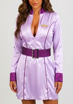 Womens Sky Vixen Flight Attendant Costume Alt 5