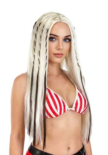 Womens Two Tone Popstar Wig