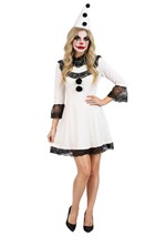 Womens Pierrot Clown Costume