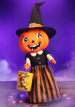 Gourdgeous Vintage Pumpkin Witch Animatronic Alt 1