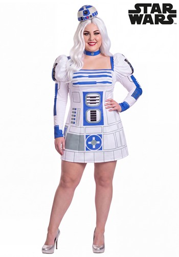 Plus Size Star Wars R2D2 Costume Dress for Women