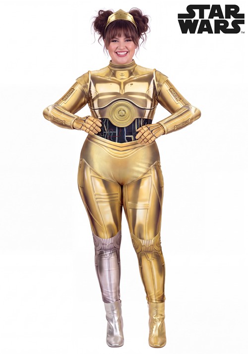 Plus Size Star Wars C3PO Costume for Women