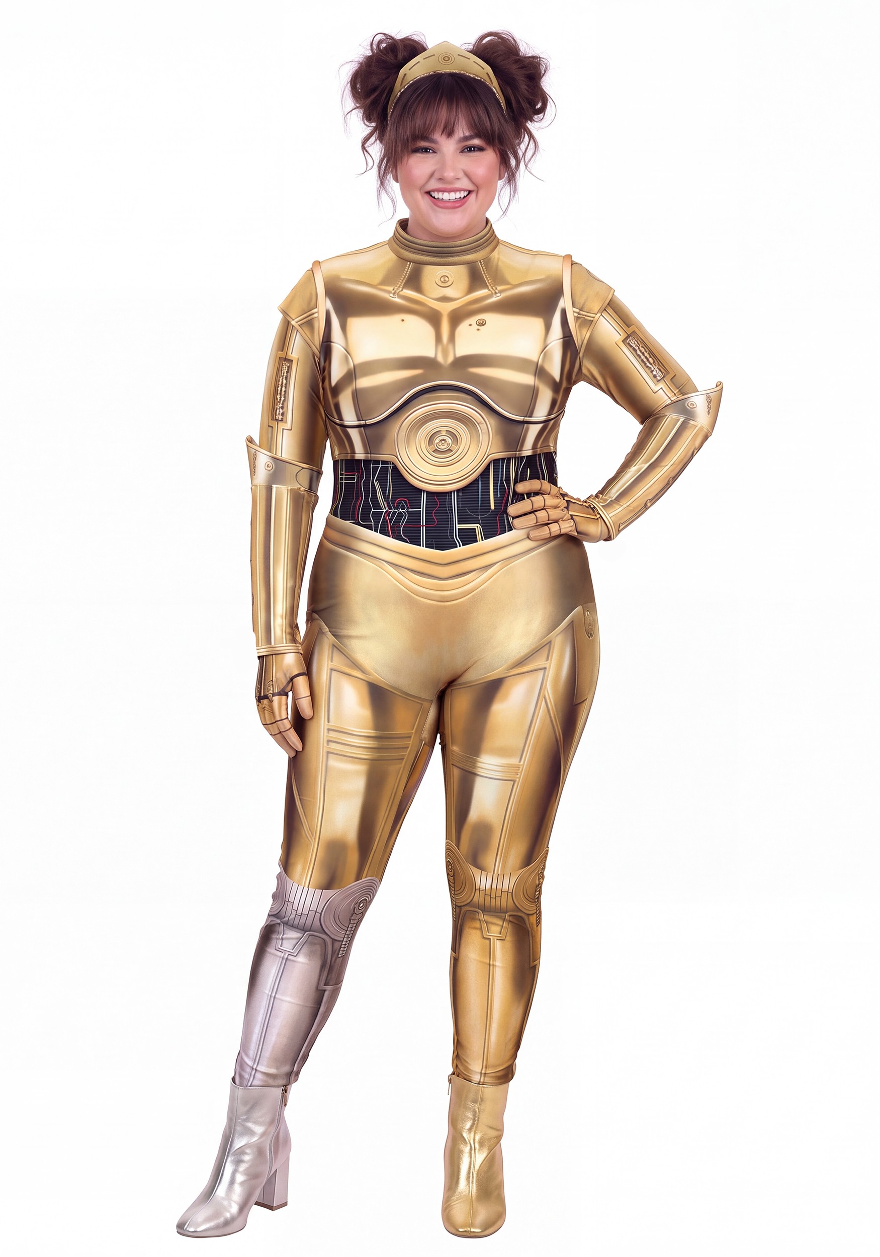 Plus Size Star Wars C3PO Women's Costume | Star Wars Costumes